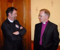 Rev Gregg Ryan and Bishop Richard Clarke