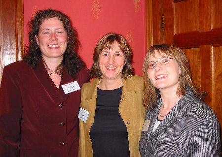 Heather Jestin, Jennifer Byrne and Pam Stanley of the RCB staff