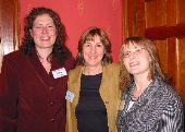 Heather Jestin, Jennifer Byrne and Pam Stanley of the RCB staff
