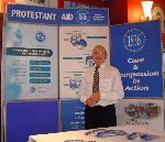 Albert Hempenstall on the Protestant Aid stand