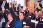 This is a thumbnail image of Members voting at General Synod