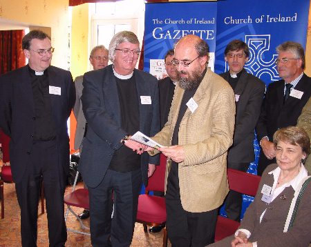 Presentation to Rev Patrick Comerford on his retirement as Chairman of the Church of Ireland Press.