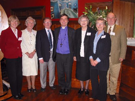 Mrs A Shannon, Mrs B Auchmuty, Mr D Auchmuty, the Right Revd RCA Henderson, Mrs C Thomson, Mrs A Walton and Mr B Bradish from the Diocese of Tuam, Killala & Achonry