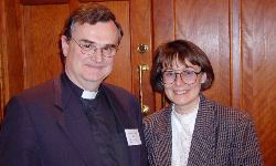 Rev Canon Ian Ellis (Church of Ireland 
            Gazette) and Janet Maxwell (Head of Synod Services & Communications)