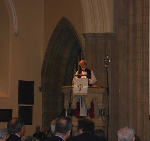 Archbishop Williams preaching at Patrick's Cathedral, Armagh