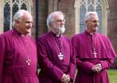 Archbishop Eames, Archbishop Williams and Archbishop Neill at St Patrick's Cathedral, Armagh